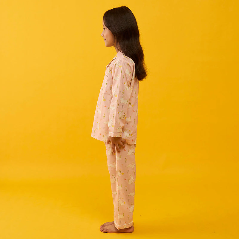 Bunny Hop Pima Pajama Set For Kids
