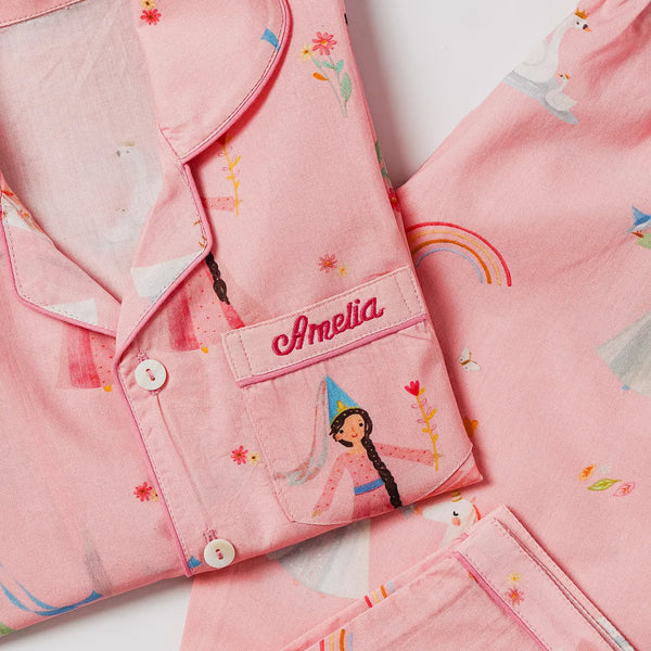 Princess Dreams Pima Pajama Set For Kids