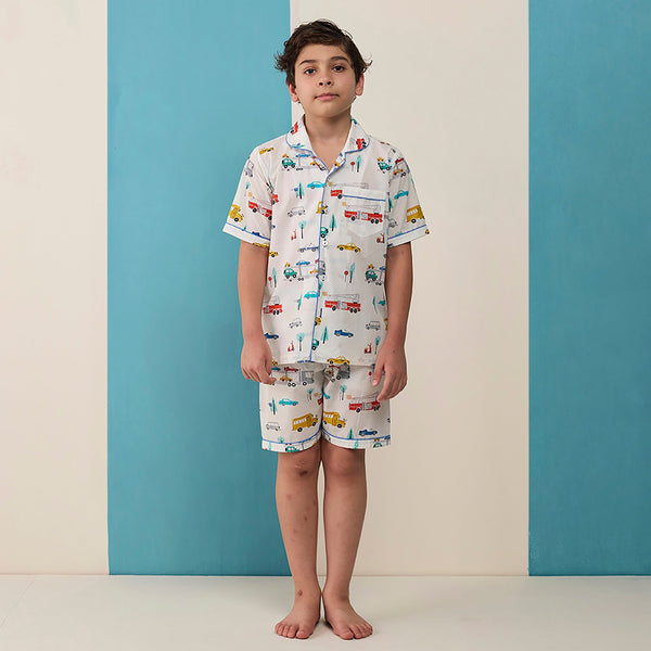 On-the-Go Pima Shorts Set For Kids