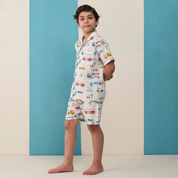 On-the-Go Pima Shorts Set For Kids