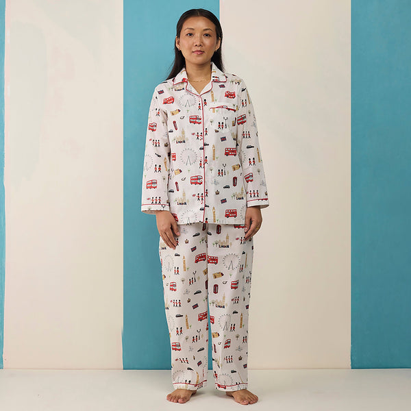 Women London Dreams Pima Pajama Set