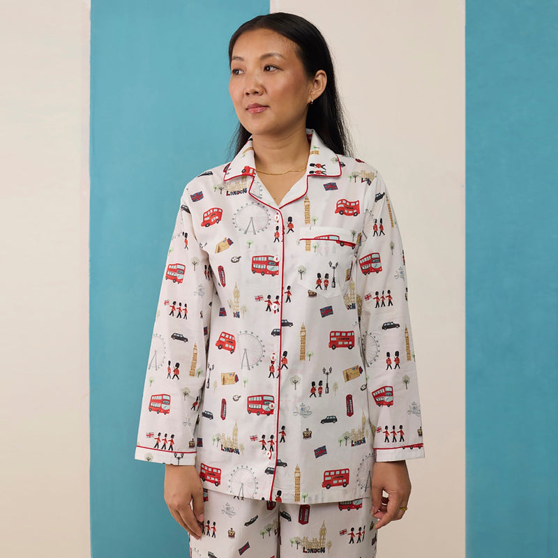 Women London Dreams Pima Pajama Set