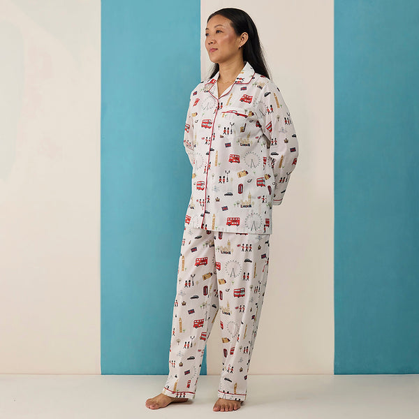 Women London Dreams Pima Pajama Set