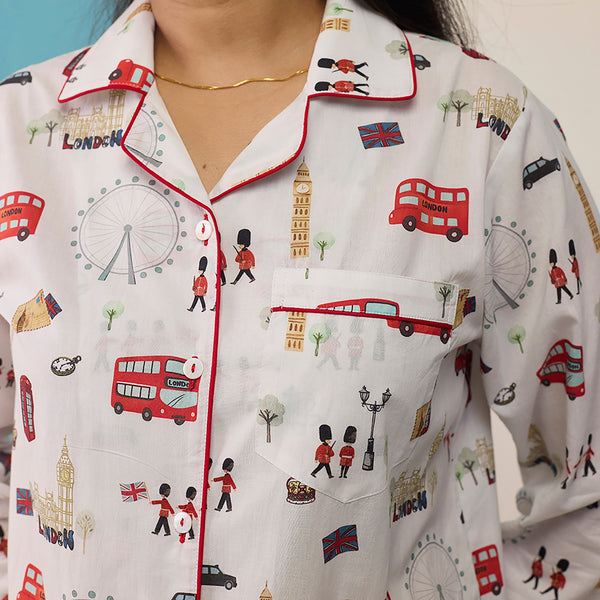 Women London Dreams Pima Pajama Set