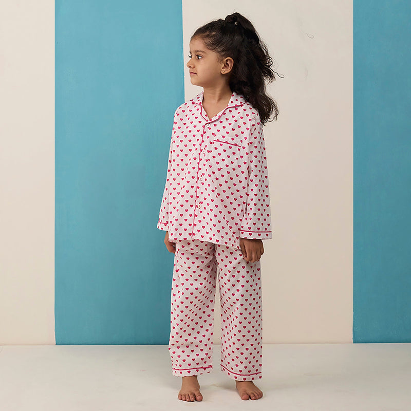 Sweethearts Pima Cotton Pajama Set For Kids