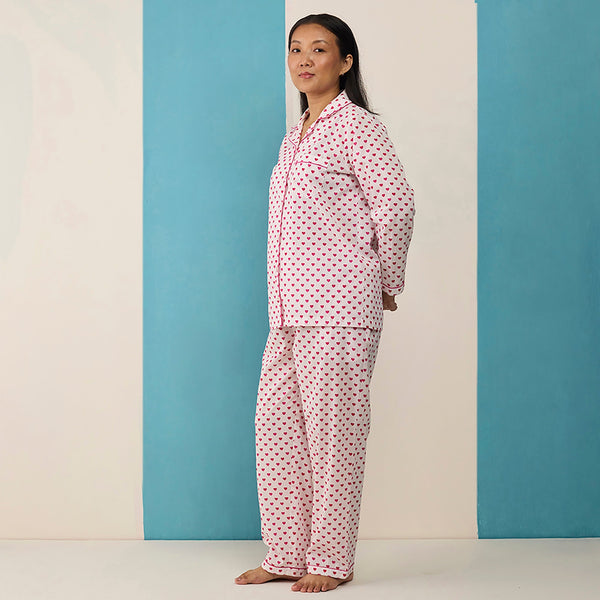Women Sweethearts Pima Cotton Shorts Set