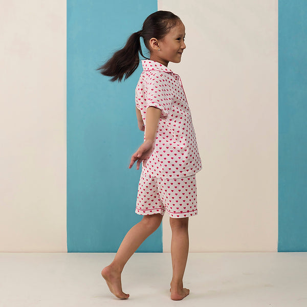 Sweethearts Pima Cotton Shorts Set For Kids