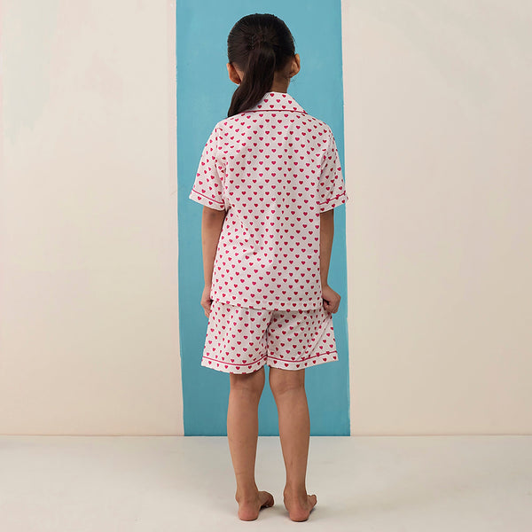 Sweethearts Pima Cotton Shorts Set For Kids