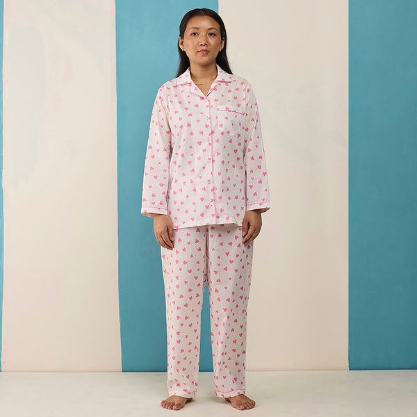 Women Love Sprinkle Pima Cotton Pajama Set