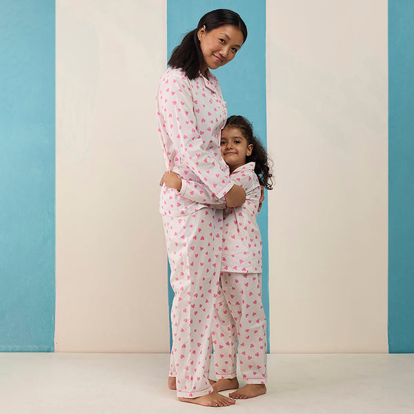 Women Love Sprinkle Pima Cotton Pajama Set