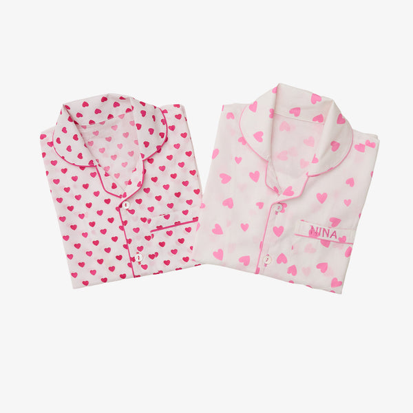 Love Sprinkle Pima Cotton Shorts Set  For Kids