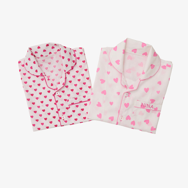 Love Sprinkle Pima Cotton Shorts Set  For Kids