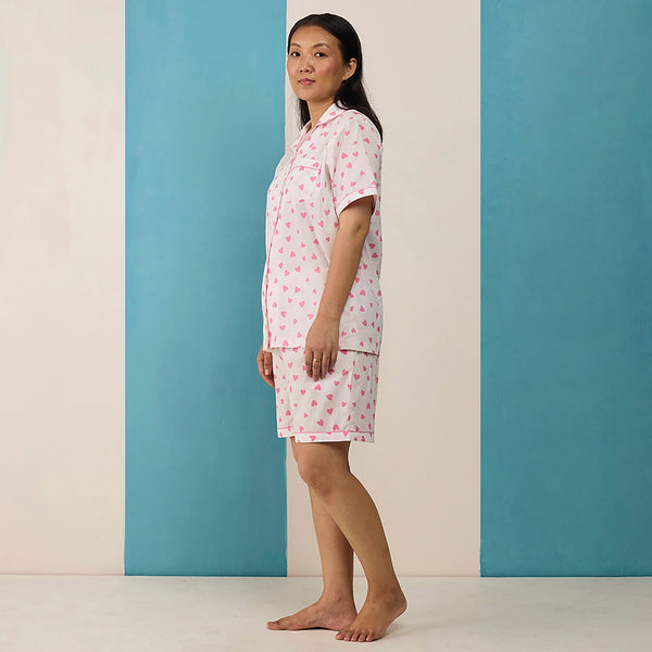 Women Love Sprinkle Pima Cotton Shorts Set