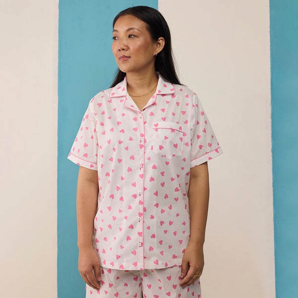 Women Love Sprinkle Pima Cotton Shorts Set