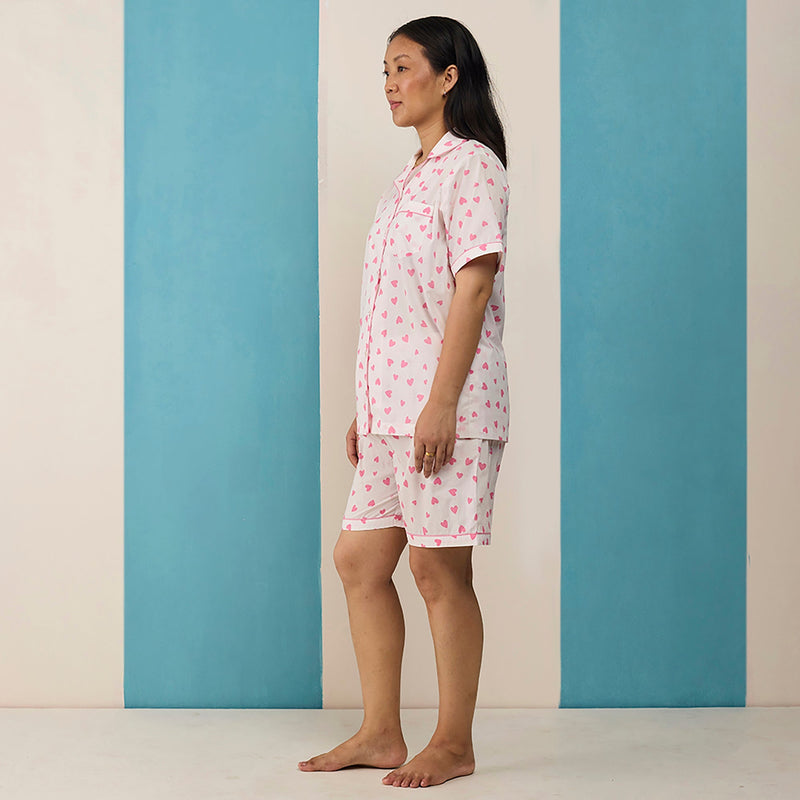 Women Love Sprinkle Pima Cotton Shorts Set