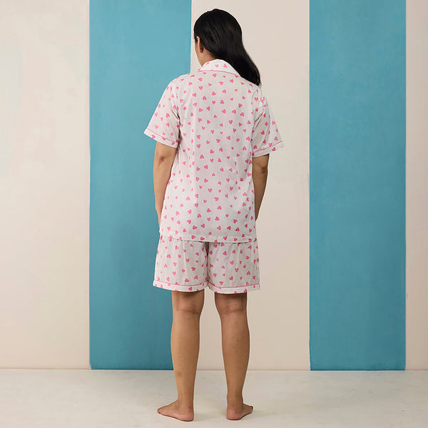 Women Love Sprinkle Pima Cotton Shorts Set