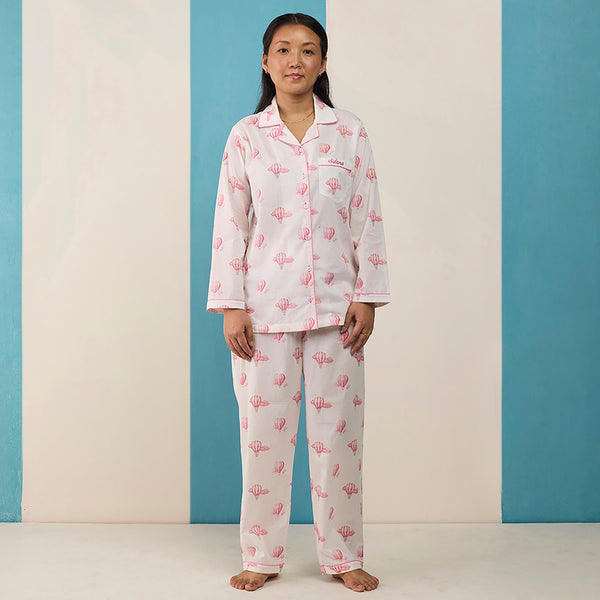 Women Up & Away Pima Pajama Set