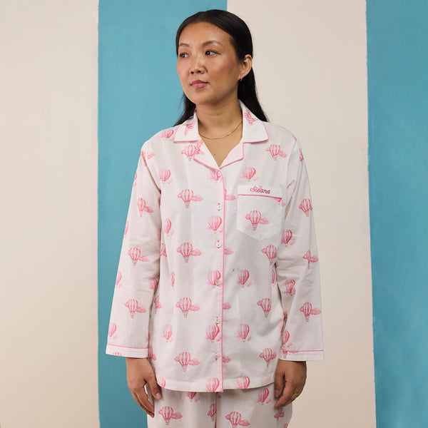 Women Up & Away Pima Pajama Set