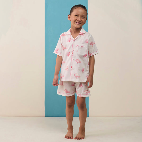 Up & Away Pima Shorts Set For Kids