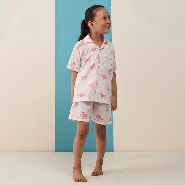 Up & Away Pima Shorts Set For Kids
