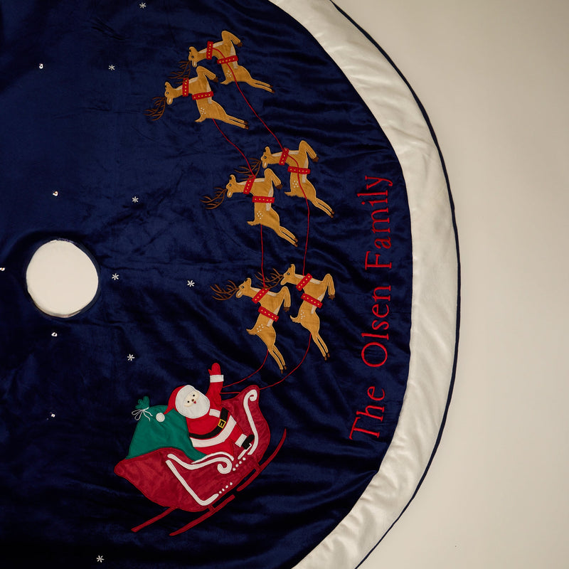 Sleigh Ride Tree Skirt