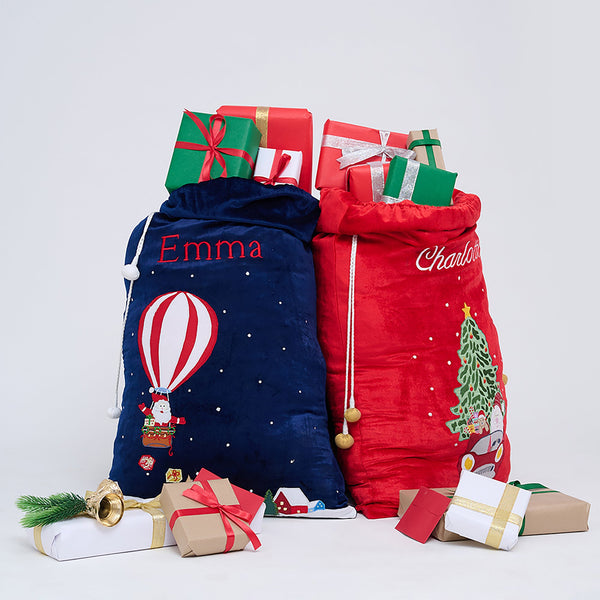 Santa's Balloon Ride Santa Sack