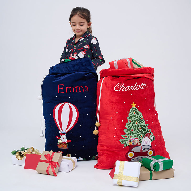 Santa's Balloon Ride Santa Sack