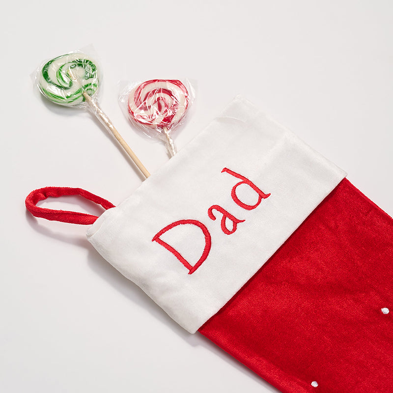 Santa Plays Cricket Stocking