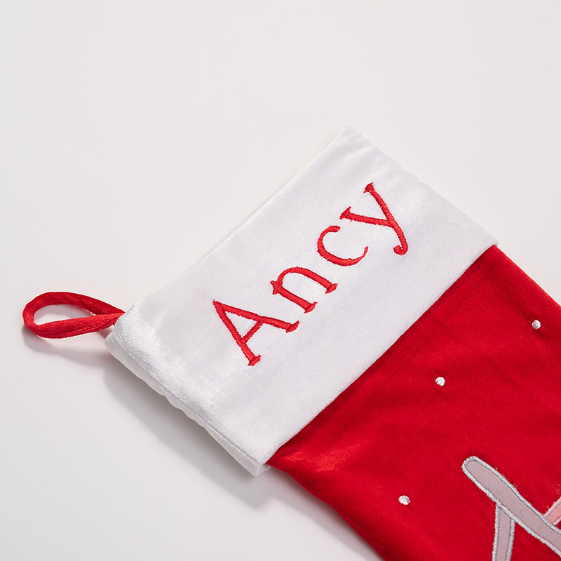 Santa Plays Basketball Stocking