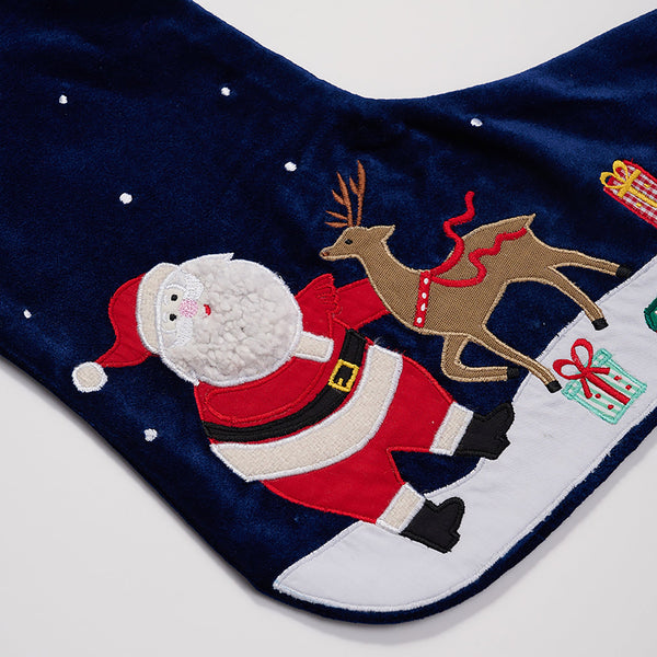 Santa & Reindeer Stocking