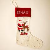 Santa's Reindeer Stocking