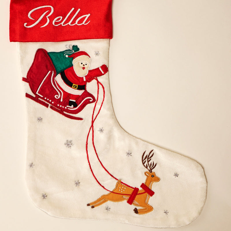 Santa's Sleigh Stocking