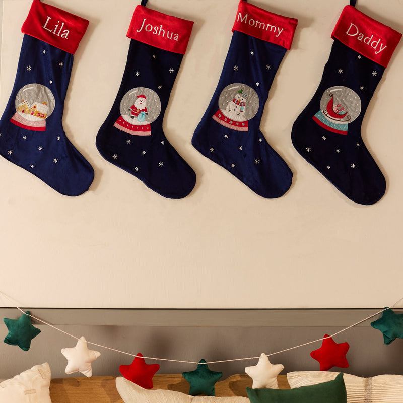 Wonderland Snowglobe Stocking