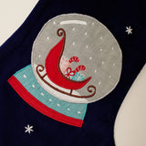 Sleigh Snowglobe Stocking