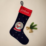 Santa Snowglobe Stocking