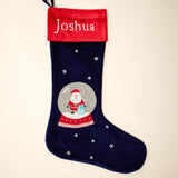 Santa Snowglobe Stocking