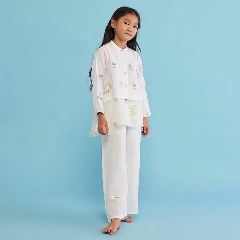 Mapa Linen Culottes -White