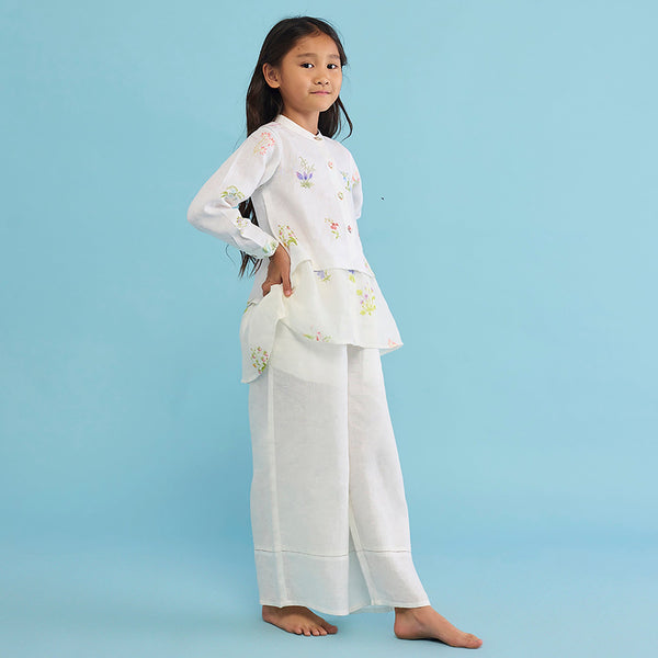 Mapa Linen Culottes -White