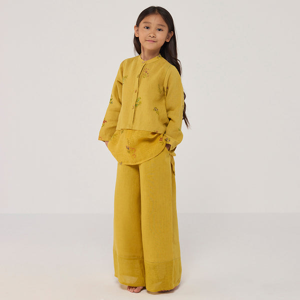 Mapa Linen Culottes - Ochre
