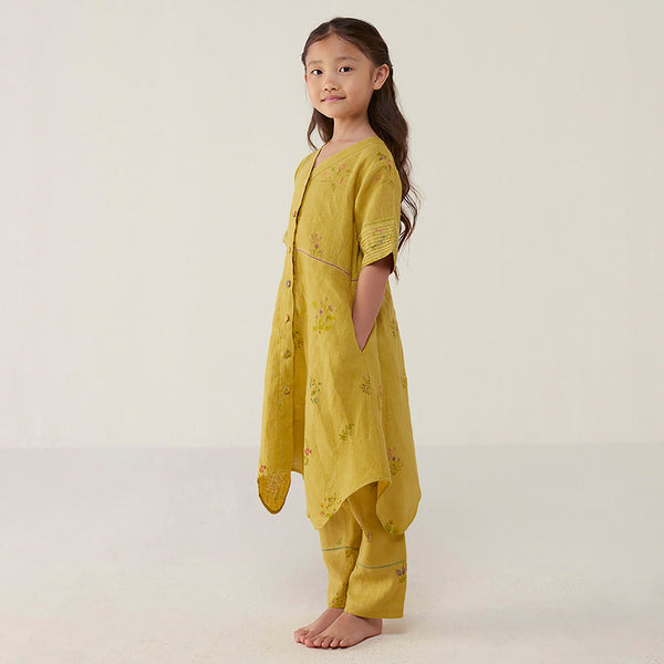 Inoya Linen Co-ord Set - ochre