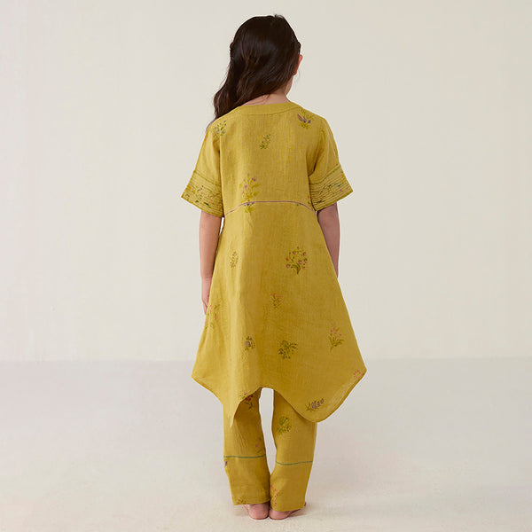 Inoya Linen Co-ord Set - ochre