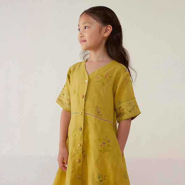 Inoya Linen Co-ord Set - ochre