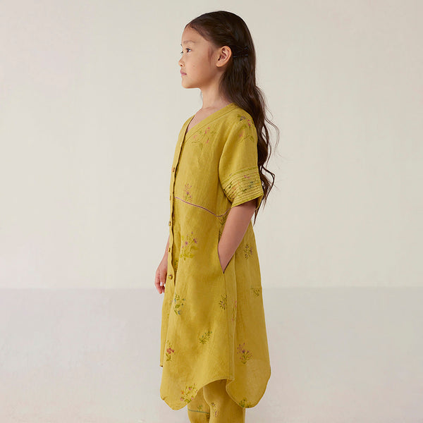 Inoya Linen Co-ord Set - ochre