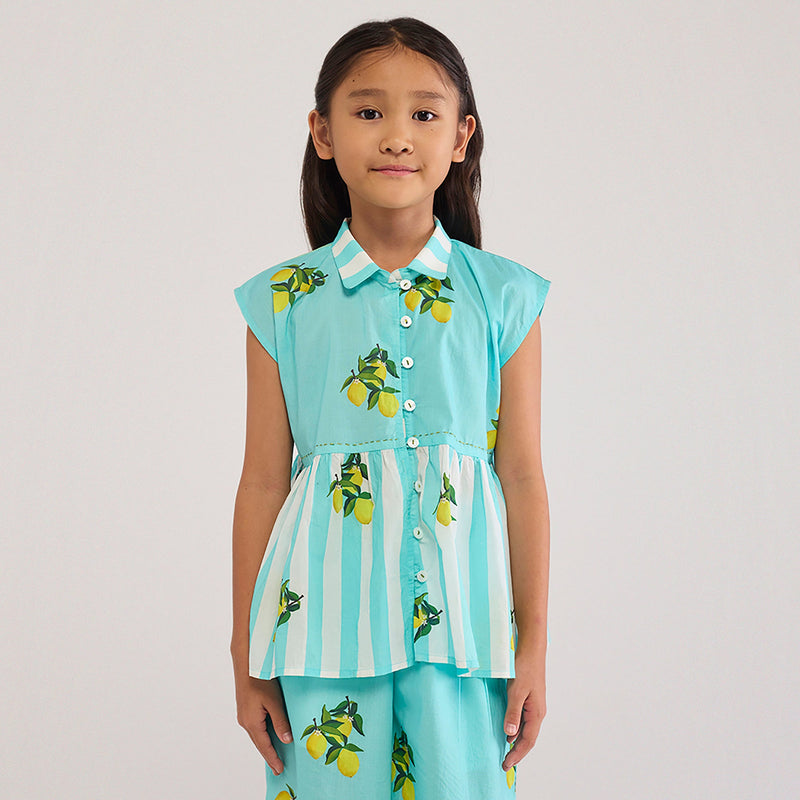 Lemon Pima Cotton Co-Ord Set