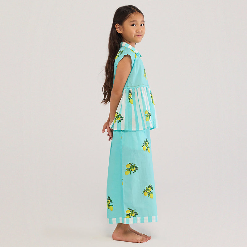 Lemon Pima Cotton Co-Ord Set