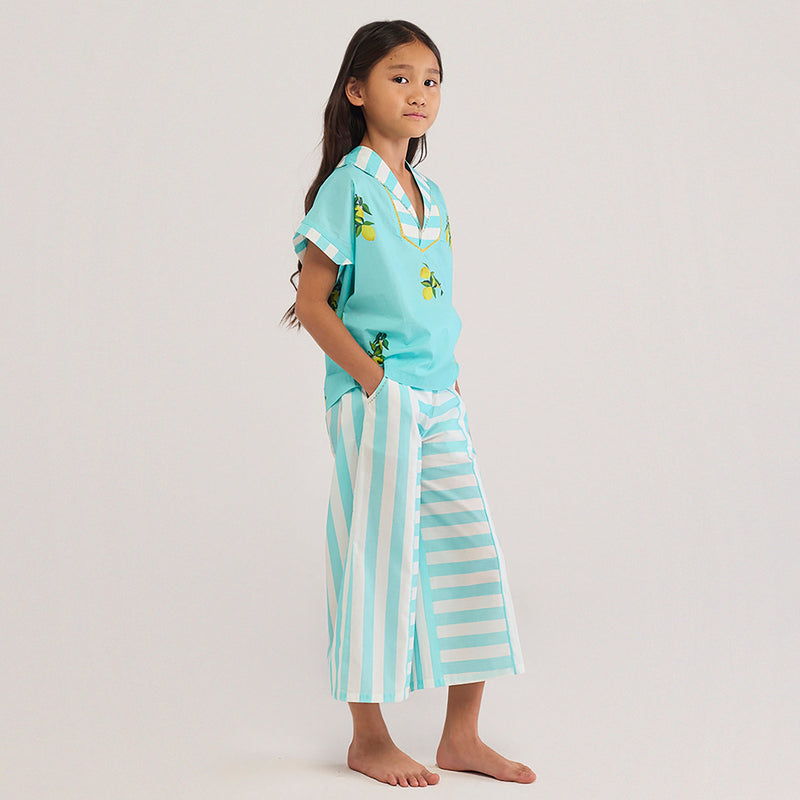 Lemon Ania Pima Cotton Co-Ord Set