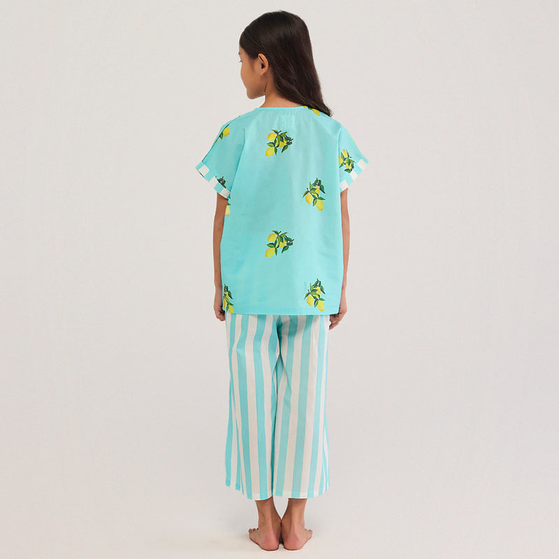 Lemon Ania Pima Cotton Co-Ord Set