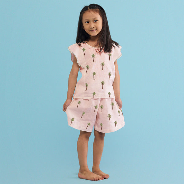 Lyle Linen Co-Ord Set - Blush