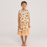 Orange Pima Cotton Crop Top