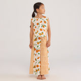 Orange Pima Cotton Crop Top
